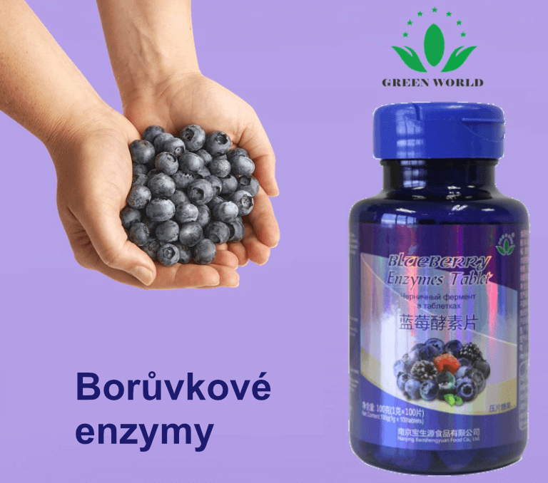 Green World borůvkové enzymy
