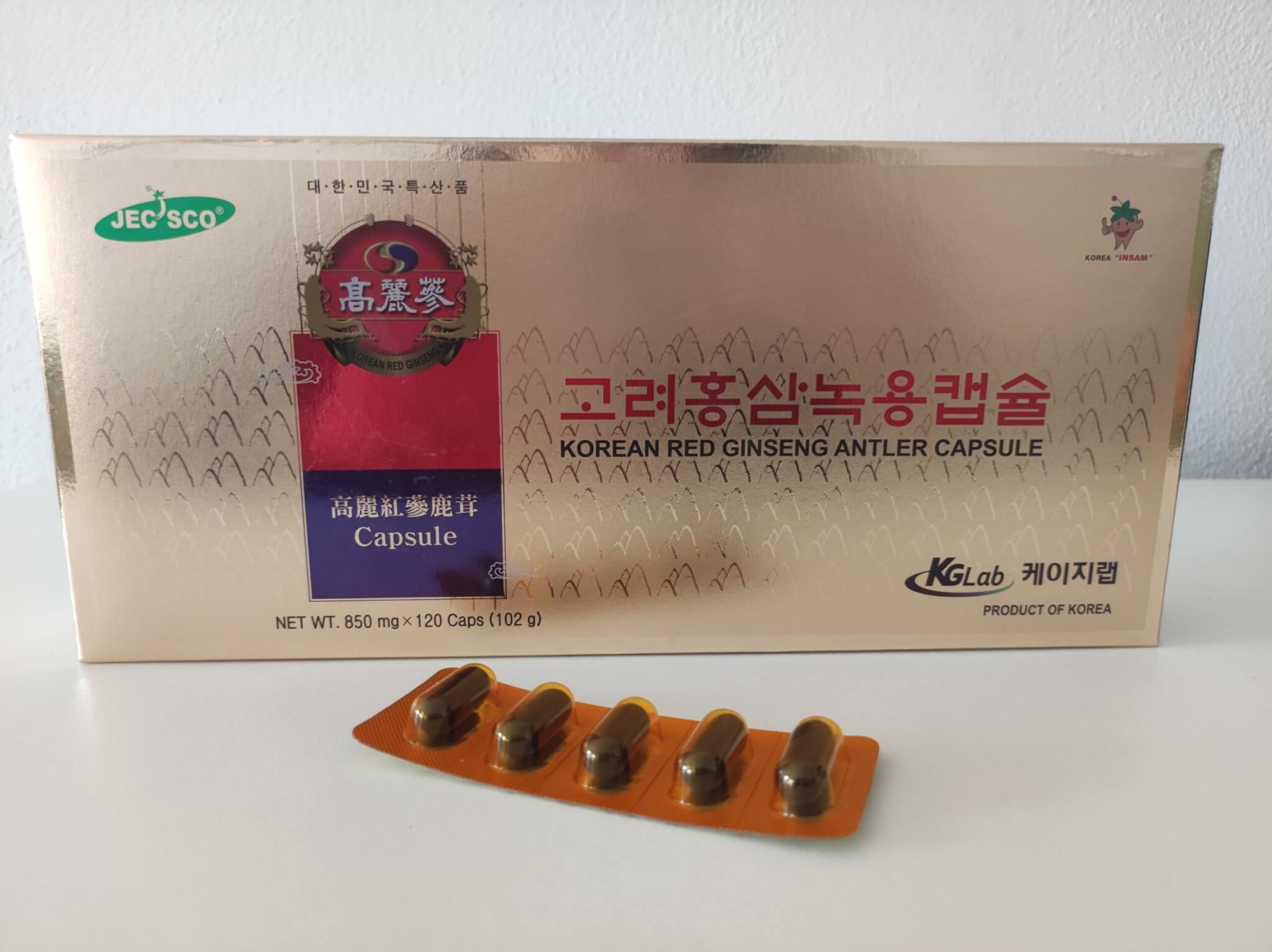 Korean Red Ginseng Antler Capsule