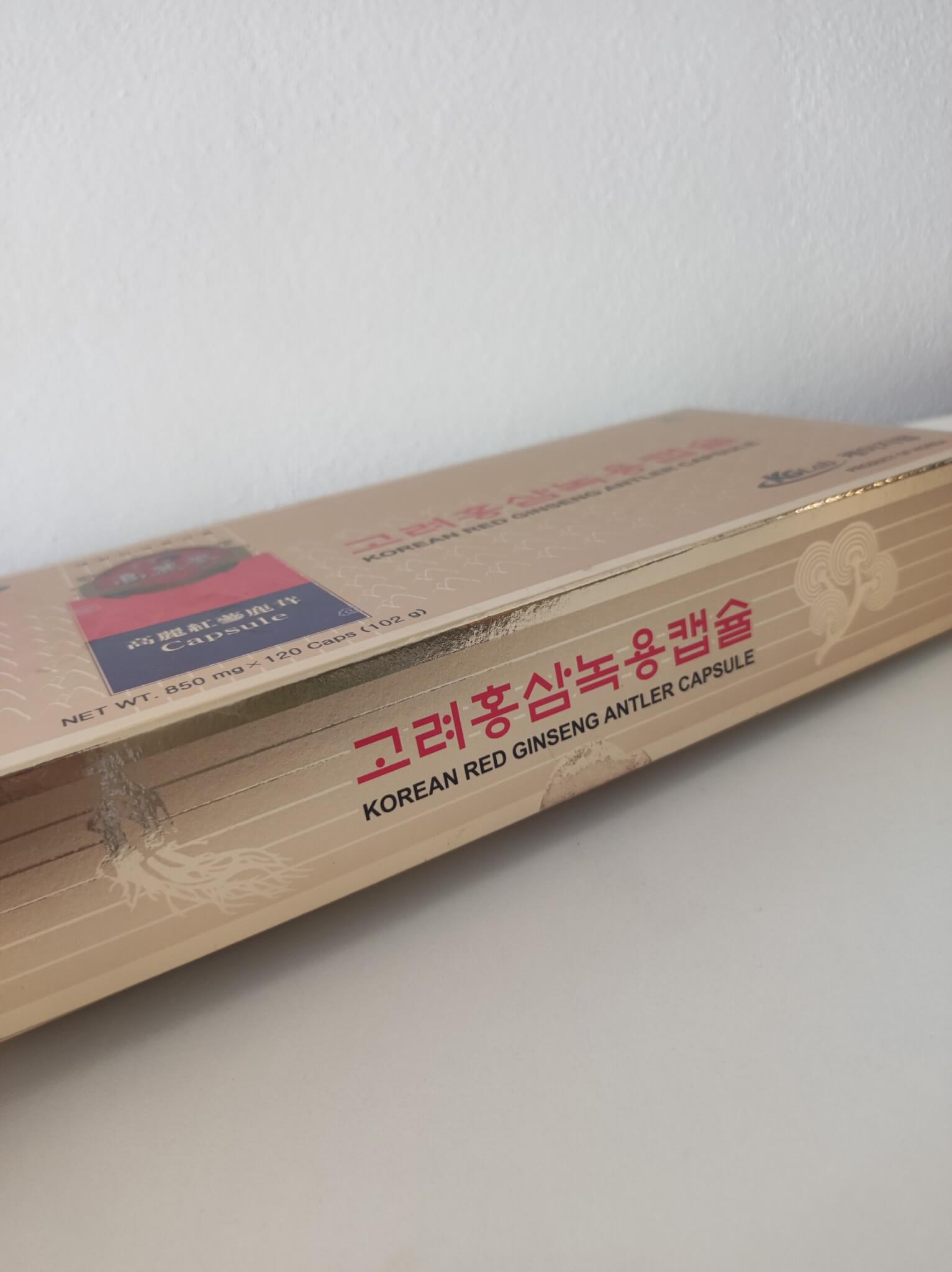 Korejský červený ženšen kapsle