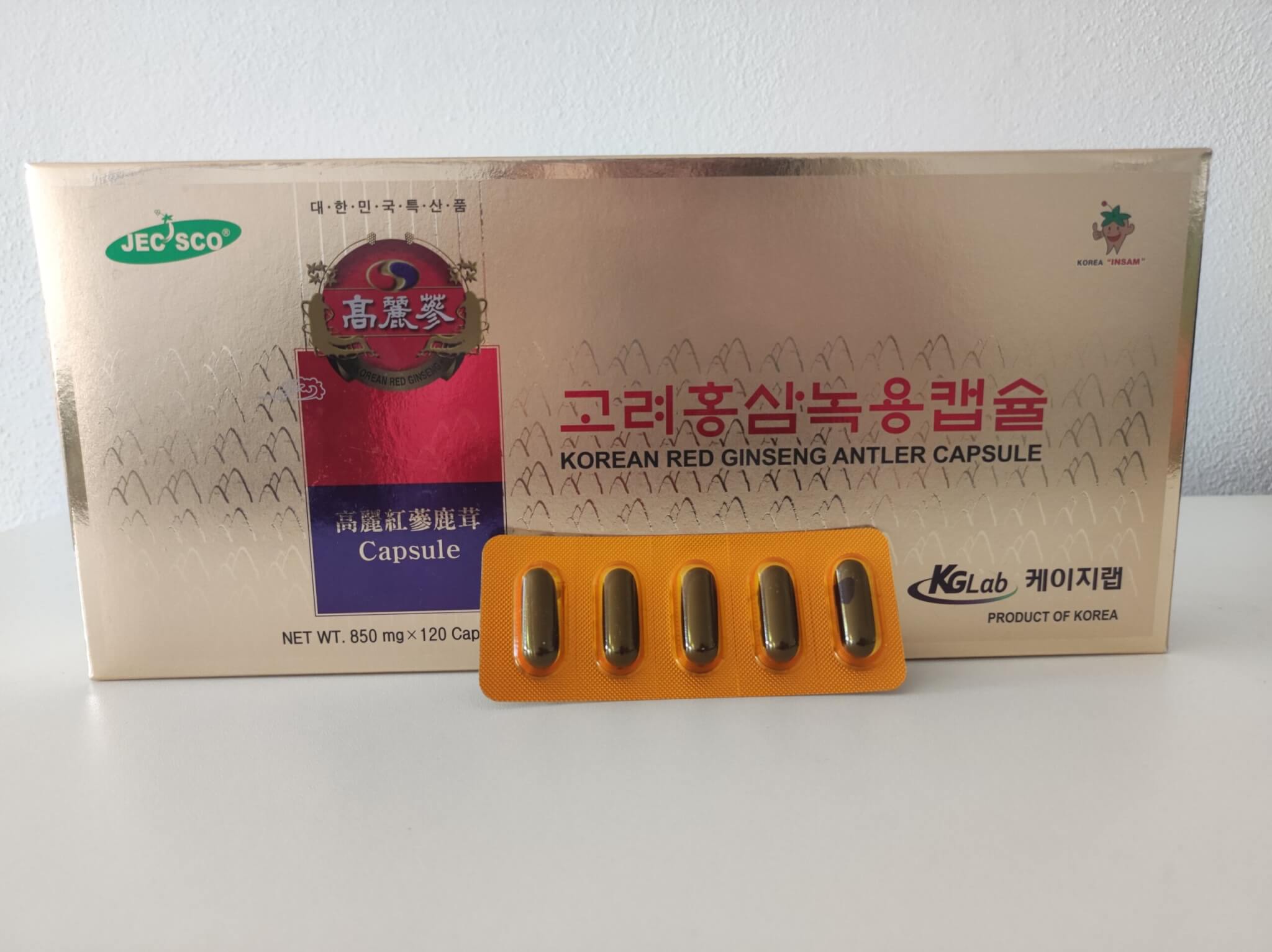 Tobolky pravý korejský červený ženšen